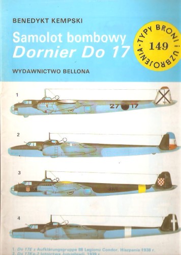 Samolot bombowy Dornier Do 17 Benedykt Kempski