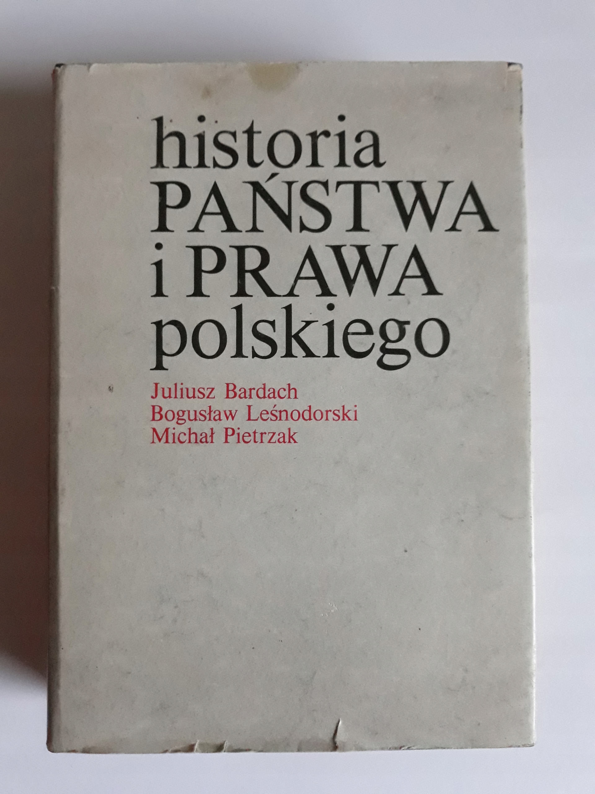 Bardach Historia Państwa i prawa polskiego, tania książka - Antykwariat
