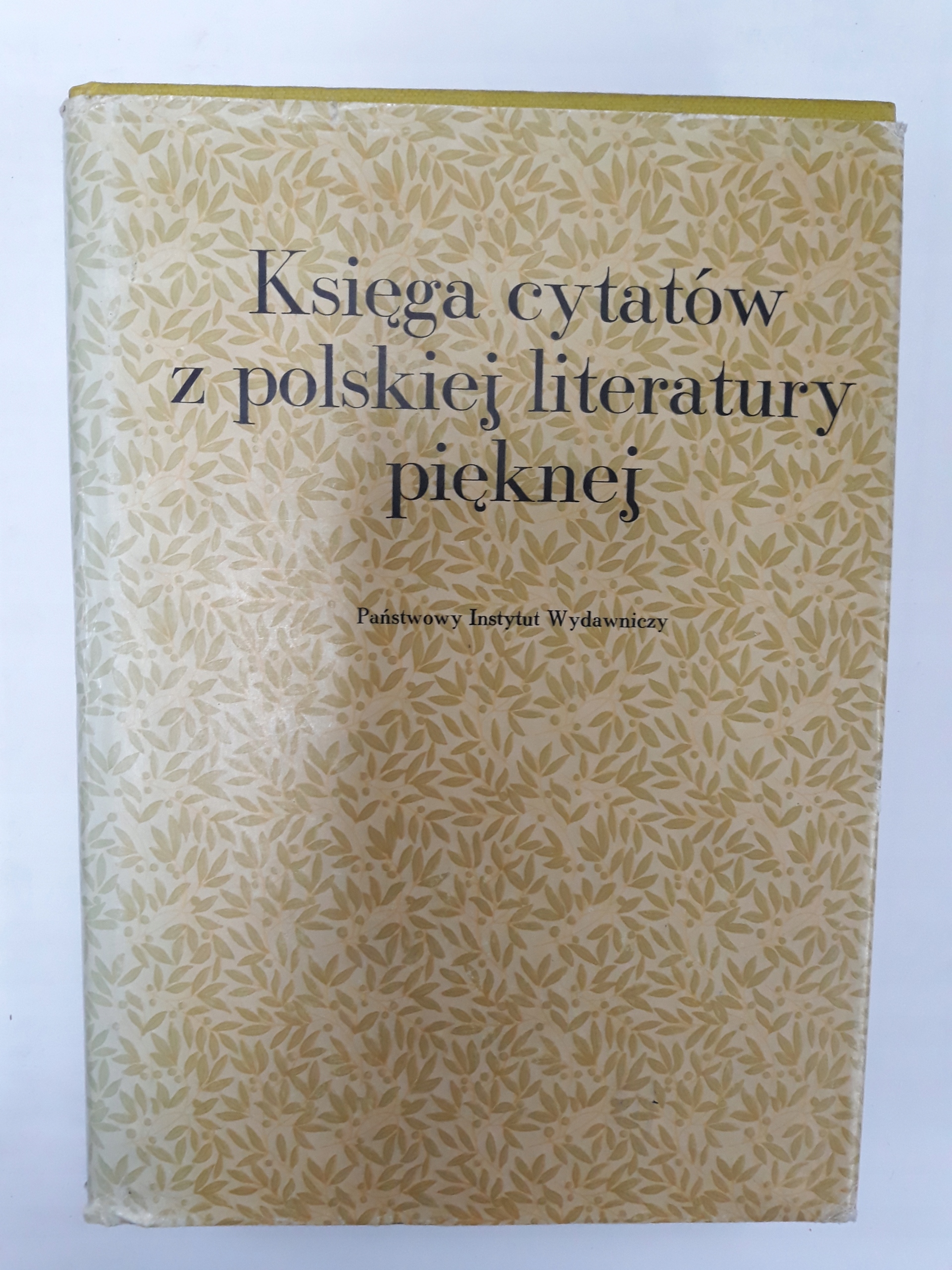 Księga cytatów z polskiej literatury pięknej, tania książka
